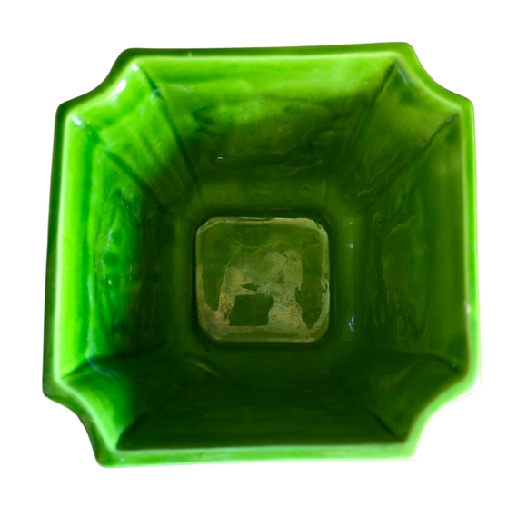 Vintage Italian green vase, Bassano ceramic - Picture 8 of 15